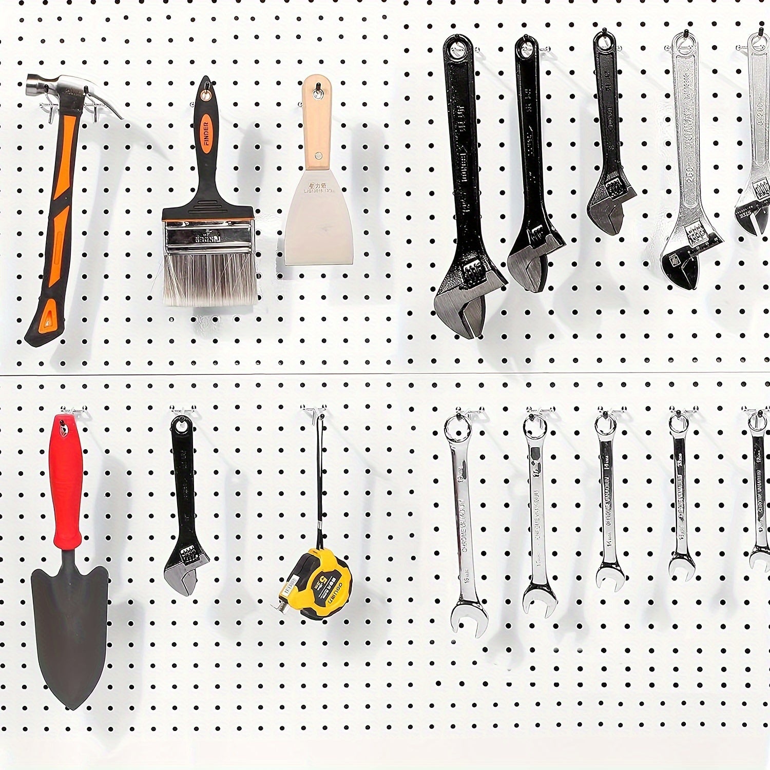 25pcs Pegboard Hooks Pegboard Accessories for Garage Organization