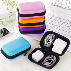 Portable Travel Earphone Bag Coin Purse Storage Box