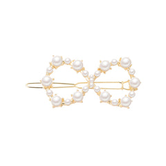 Heart Round Metal Hair Clip Geometric Hair Accessories for Girls