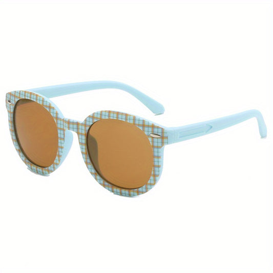 Grid Pattern Children's Sunglasses UV 400