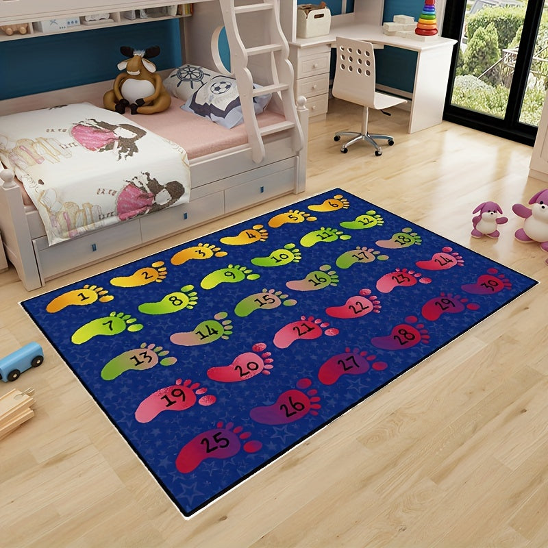 Digital Foot Game Pad Large Carpet Area Mat Non Slip Floor Mat