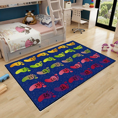 Digital Foot Game Pad Large Carpet Area Mat Non Slip Floor Mat