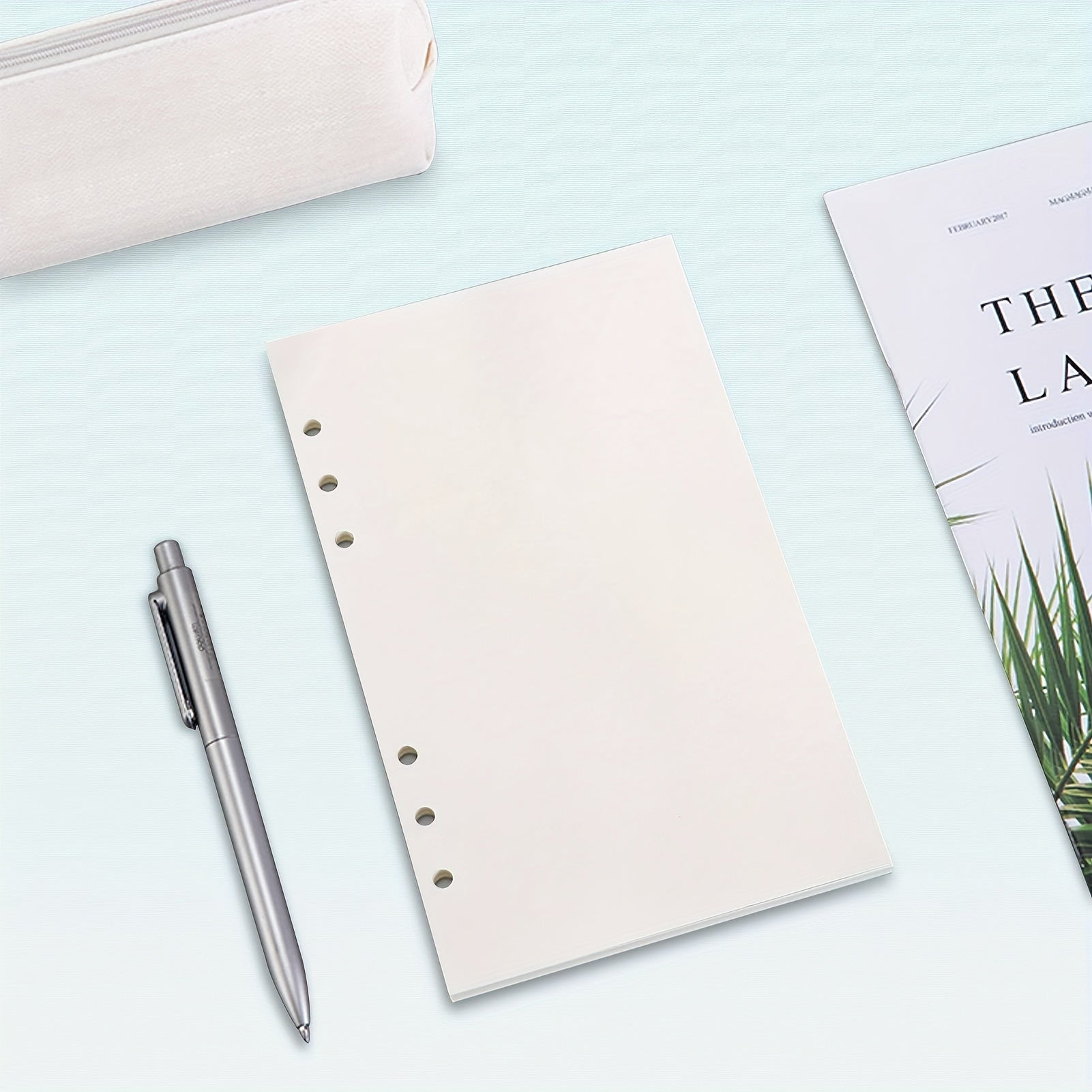 A6 Filler Paper 80 Sheets 160 Pages Blank Loose Leaf Refills