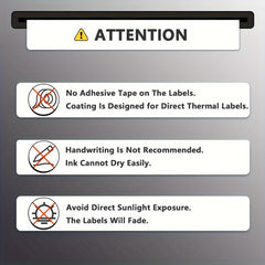 80x60mm Direct Thermal Labels Self Adhesive for Address - Label Compatible