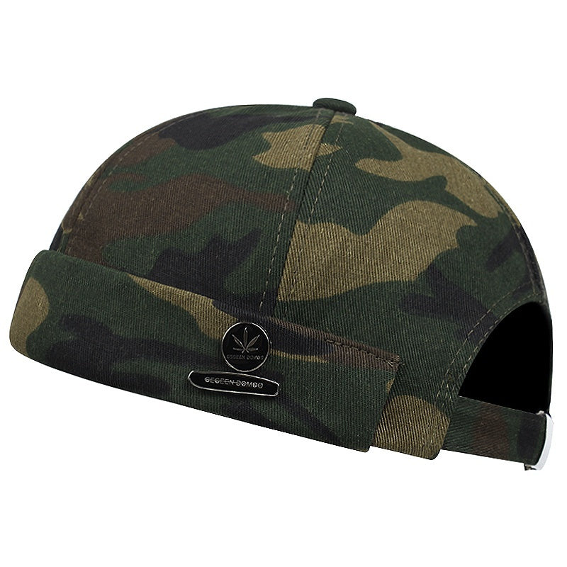 Men's Leaf Letter Beanie Hat
