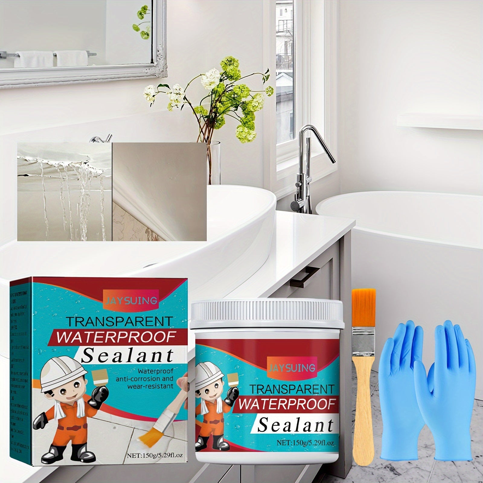 Waterproof Glue for Bathroom Kitchen Roof Leak-proof