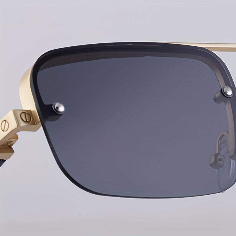 Men's Business Sunglasses High End Anti UV Gradient HD Vision Glasses