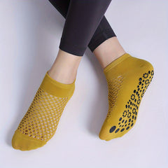 Non Slip Yoga Socks Breathable Mesh for Pilates Fitness