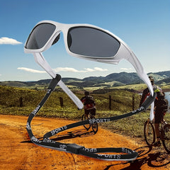 Outdoor Sports Riding Men's Sunglasses + Eyeglass Rope