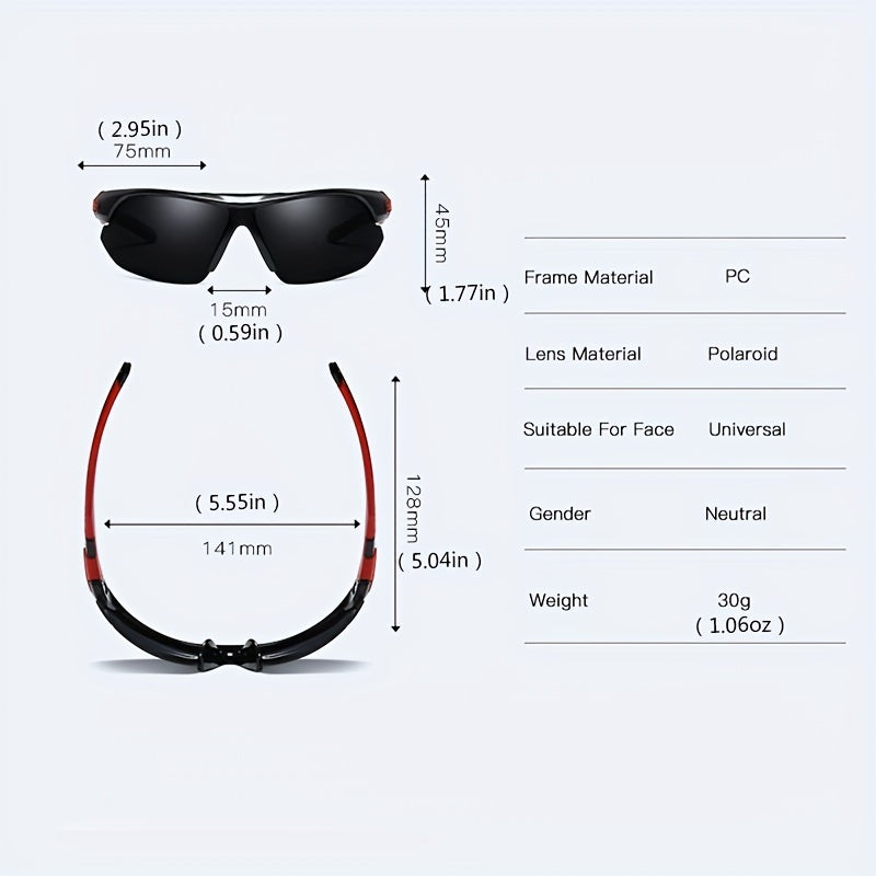 Men's Polarized Cycling Sports Glasses Anti Wind Sand Sunglasses 8522