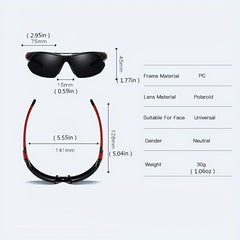 Men's Polarized Cycling Sports Glasses Anti Wind Sand Sunglasses 8522