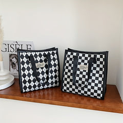 Geometric Pattern Handbag Casual All Match Carrying Bag For Women