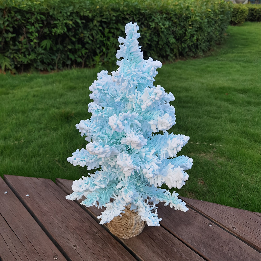 Flocked Small Christmas Tree for Window Decoration