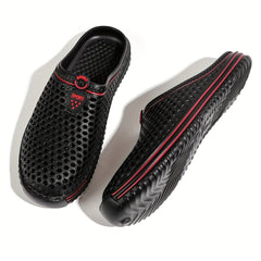 Men's Lightweight Comfy Clogs Hollow Out Non Slip Garden Shoes