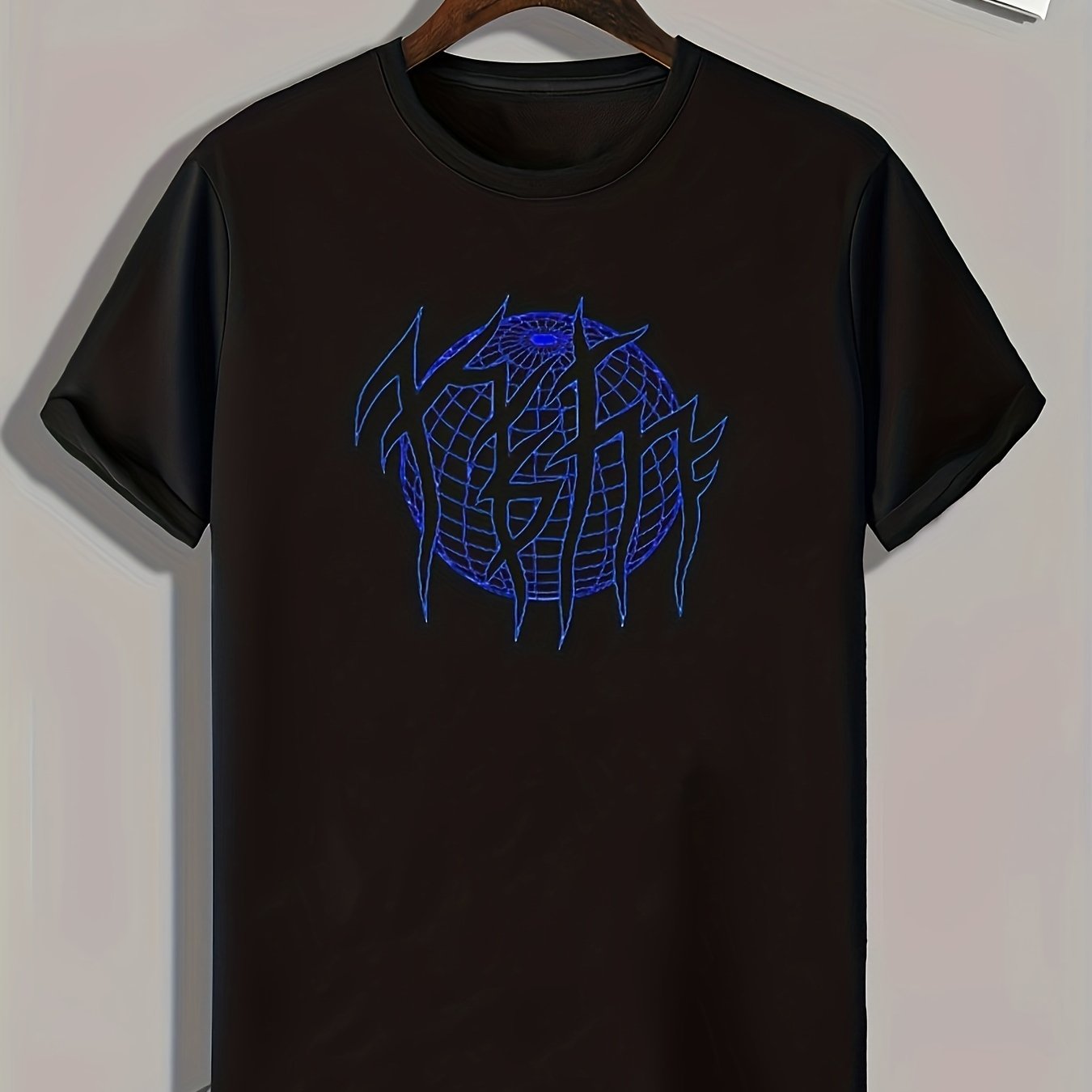 Pattern Print Men's Graphic T shirt Casual Comfy Tees For Summer