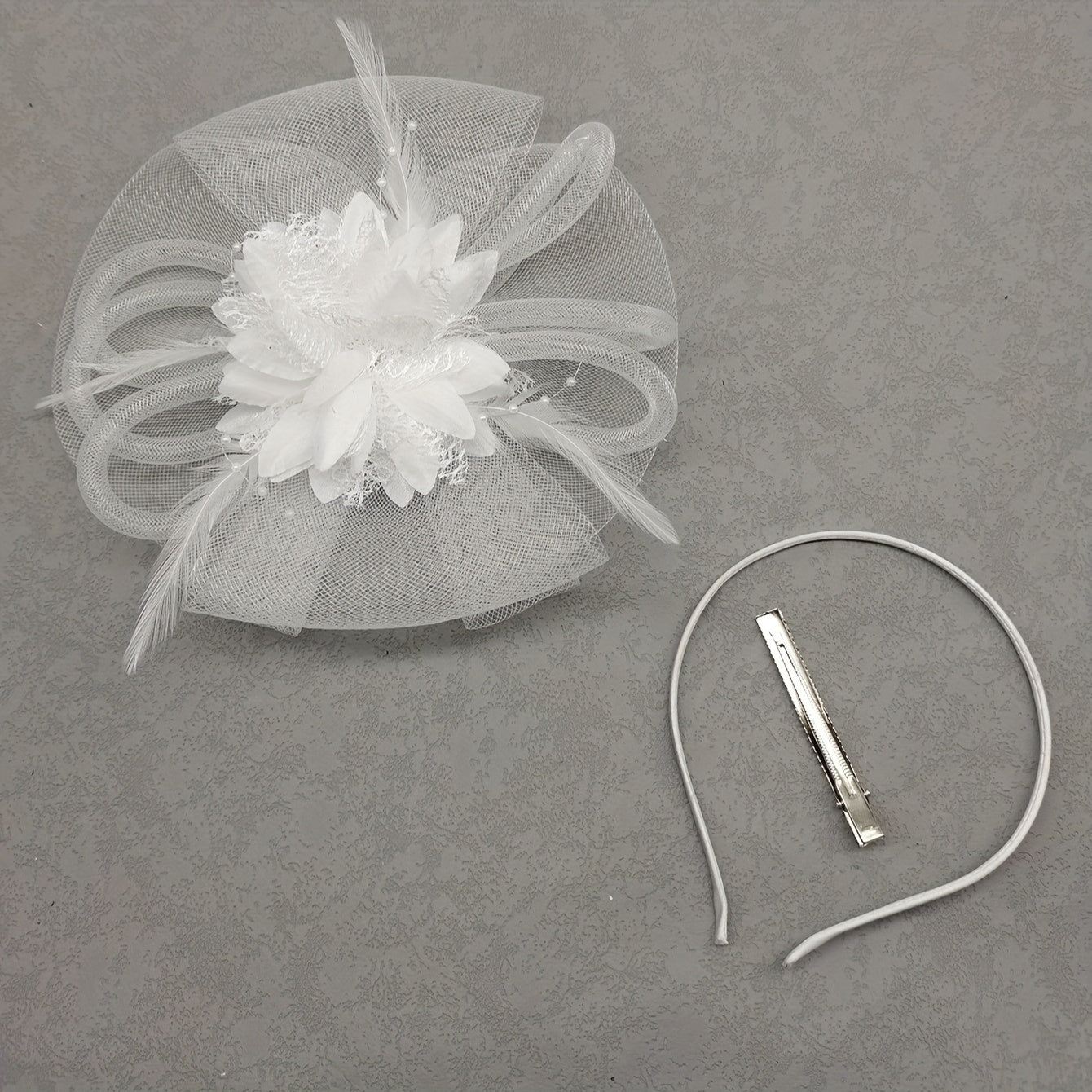 Pink Fascinator with Floral for Tea Parties Kentucky Derby Weddings