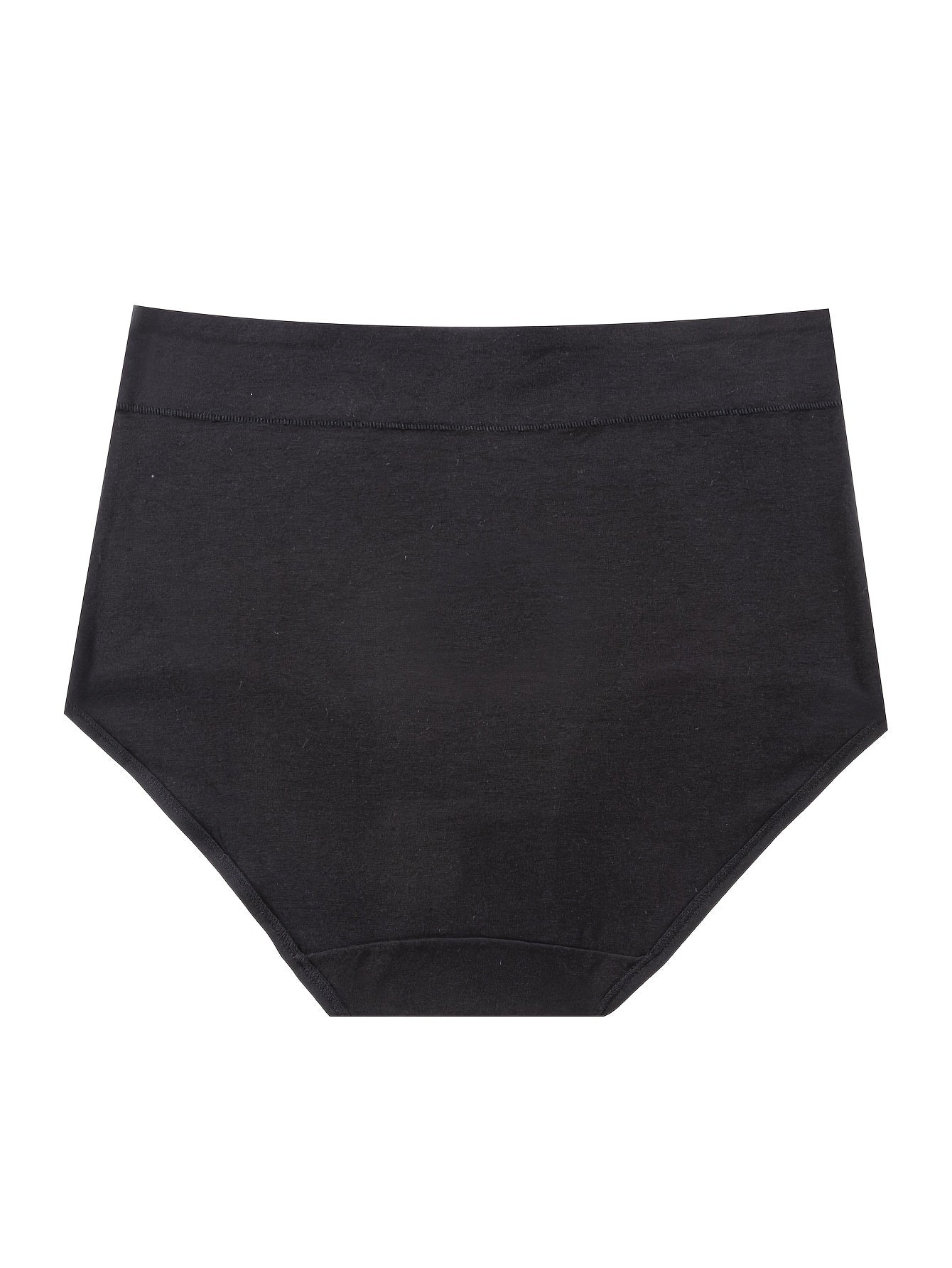 3 Pack Plus Size Lace High Waist Panties Set Seamless Stretch 3pcs Set