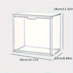 1pc Transparent Storage Box Bags Storage Case Bedroom Living Room Accessories