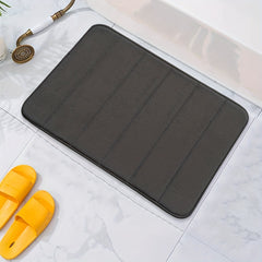 Memory Foam Bath Mat Non Slip Thick Soft Water Absorbent Quick Dry Bathroom Rug