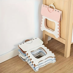 Thickened Plastic Folding Stool for Camping - Lightweight & Durable Chair