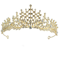 Baroque Crystal Queen Crowns Tiaras Princess Hair Accessories
