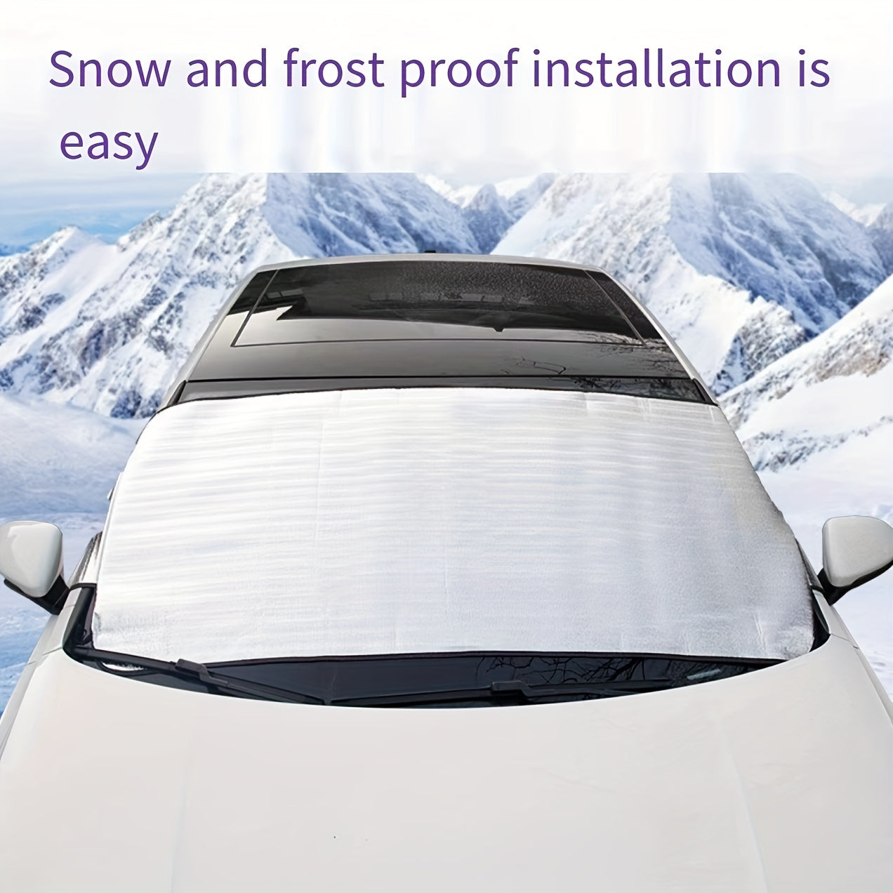 Car Snow Shield Front Windshield Frost Protection Sunscreen