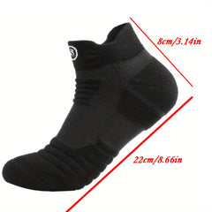 Men's Breathable Non-slip Athletic Ankle Socks 4-Pack