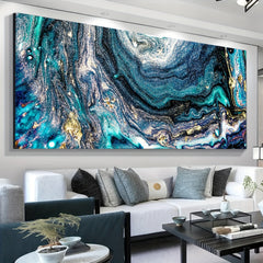 Flowing Abstract Large Diamond Painting Kit 40x90cm