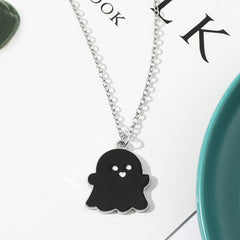 Men's Ghost Alloy Pendant Necklace