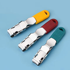 Stainless Steel Nail Clippers Key Ring - Thin, Portable, Travel-Friendly