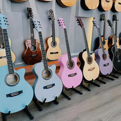 40 in Folk Guitar Matte Birch Wood Missing Corners