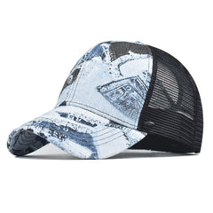 Y2K Block Baseball Cap Hip Hop Snap Back Hat