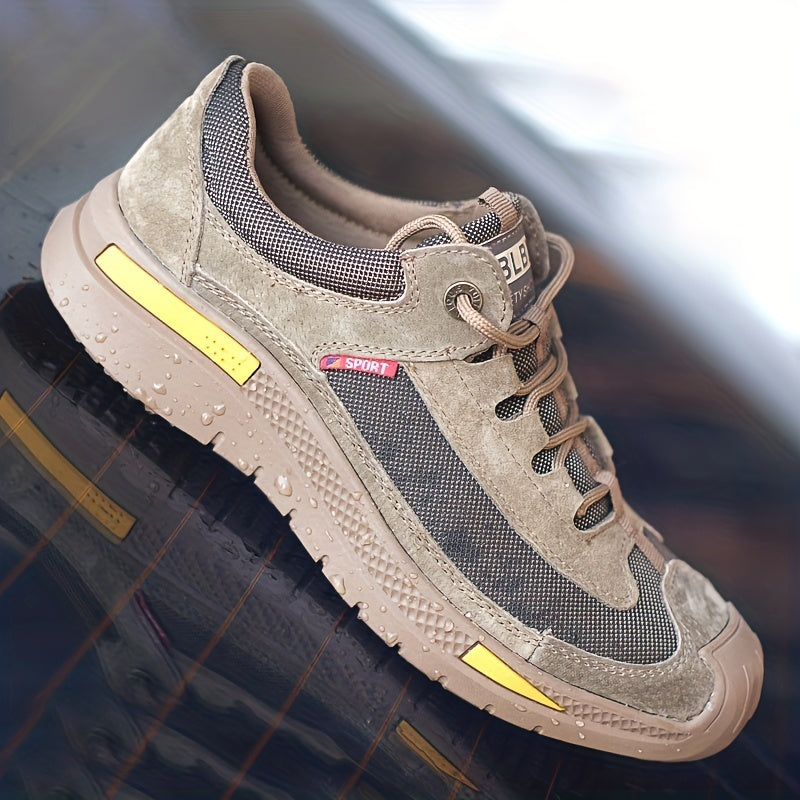 Men's Steel Toe Anti-Smashing Work Safety Shoes