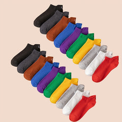 20 Pairs Cartoon Print Ankle Socks Women's Stockings