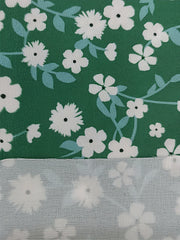  Ditsy Floral Print Maxi Smock Skirt