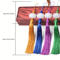 Lotus Tassel Hanging Ear Jade Ornament Clothing Accessories