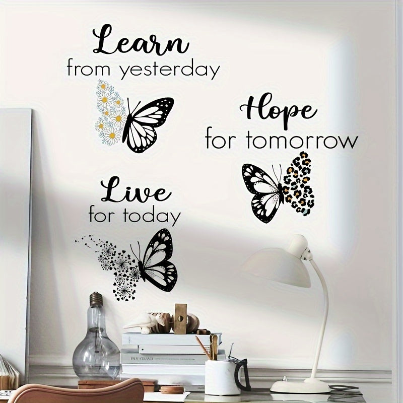 Butterfly Wall Sticker Inspirational Phrase 29 97 44 Winter Year