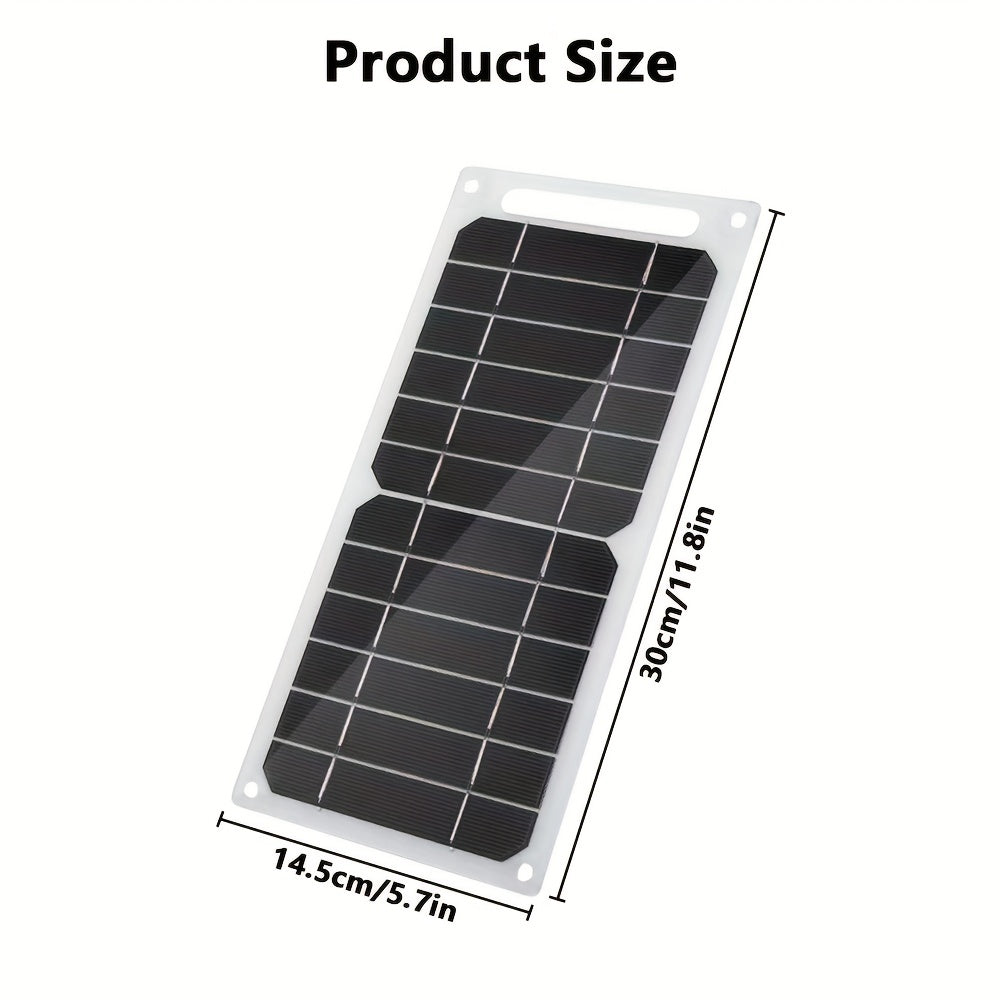 10W IP65 Waterproof Solar Power Charging Board USB Output 5V