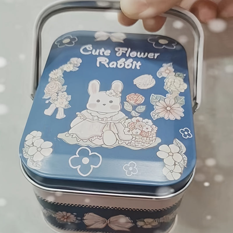 Christmas Rabbit Candy Box Tin Case Wedding