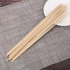 100pcs 11.8 Bamboo Skewers for Grilling BBQ Kabob Fruit & Cocktail