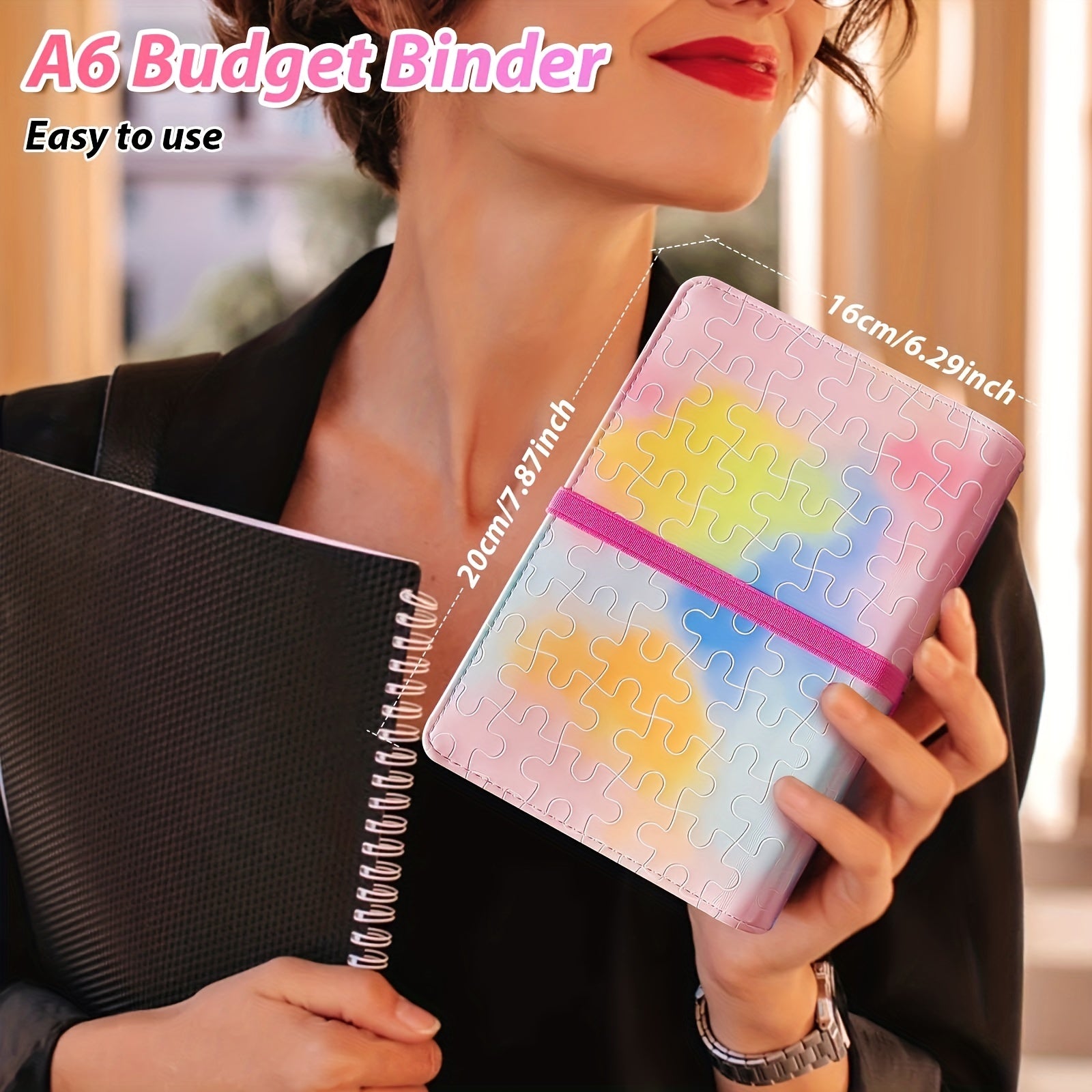 A6 PU Leather Budget Planner Set