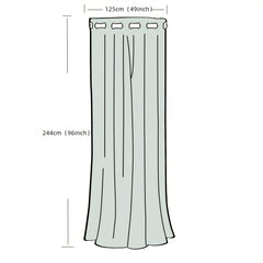 Privacy Blackout Room Divider Curtain for Home Decor