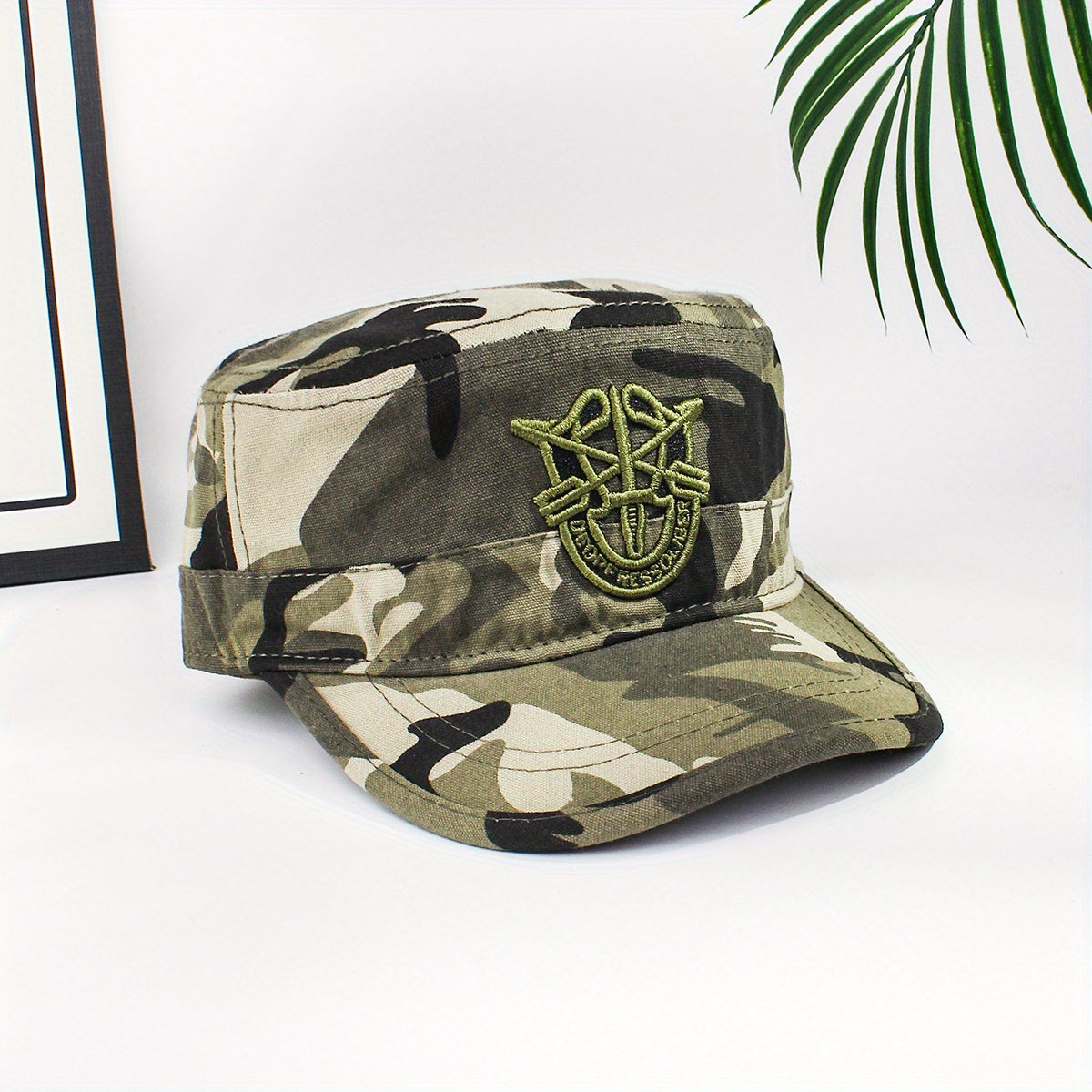 Camouflage Flat Top Baseball Cap Wild Jungle Tactical Camo Baseball Caps