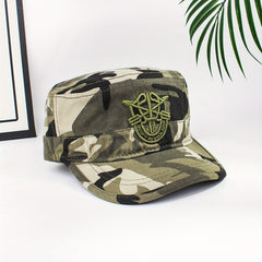 Camouflage Flat Top Baseball Cap Wild Jungle Tactical Camo Baseball Caps
