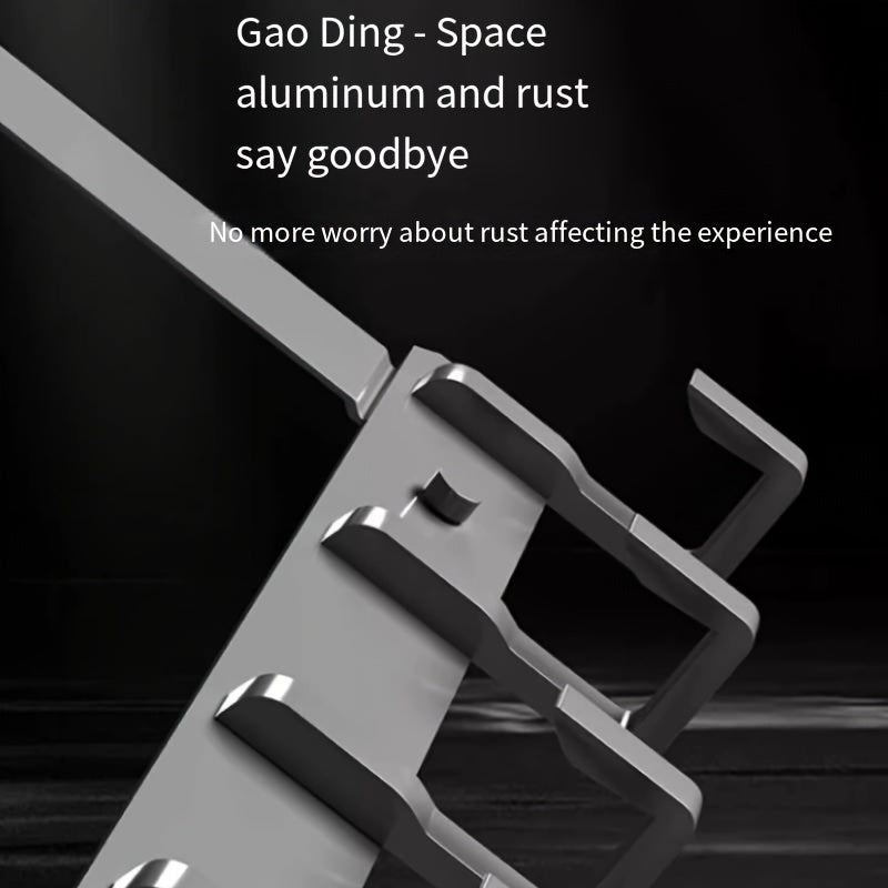 Over the Door Rack Hook Punch Hanger Storage Rack Bag Clothes Key