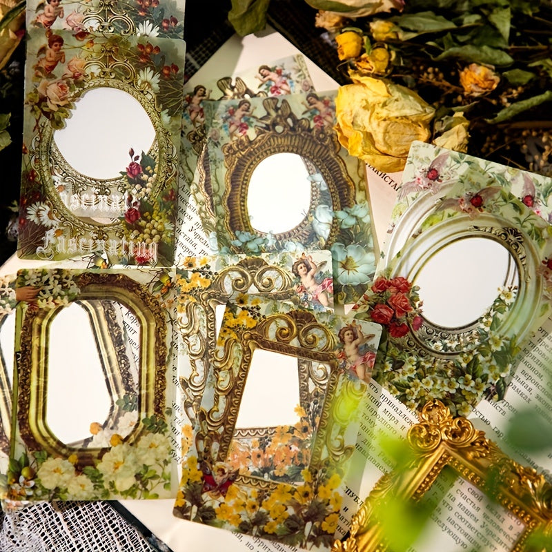 30 Sheets Retro Border Washi Paper For Scrapbooking DIY Decorative Collage