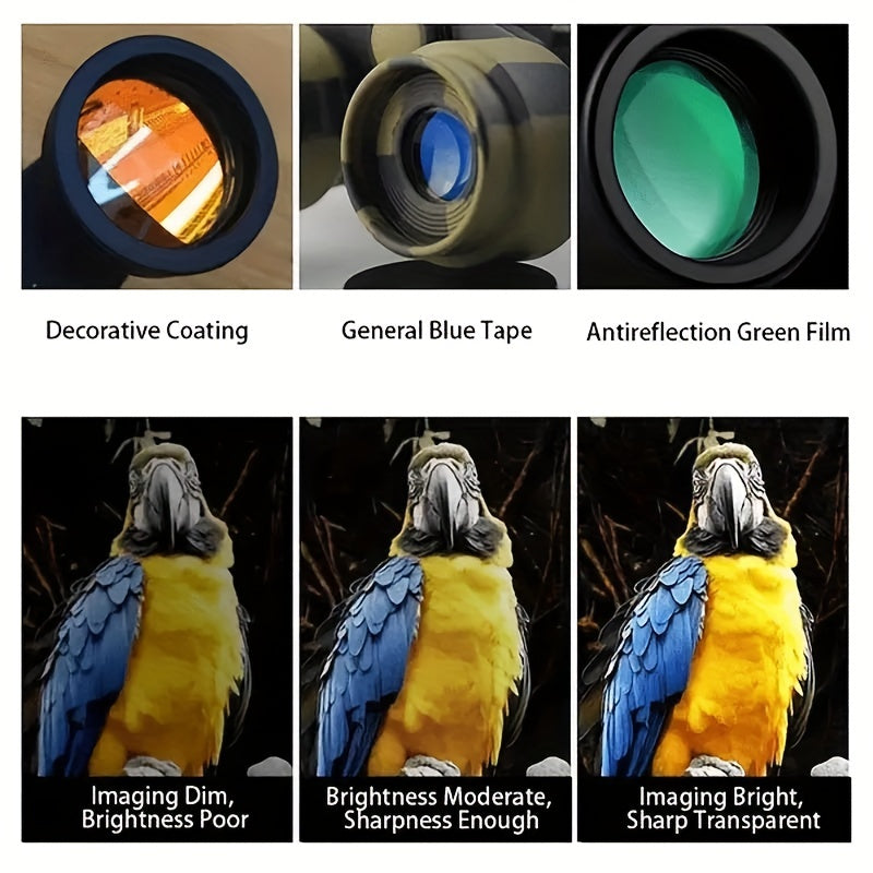 HD Zoom Folding Binoculars Long Range Telescope Low Light Night Vision