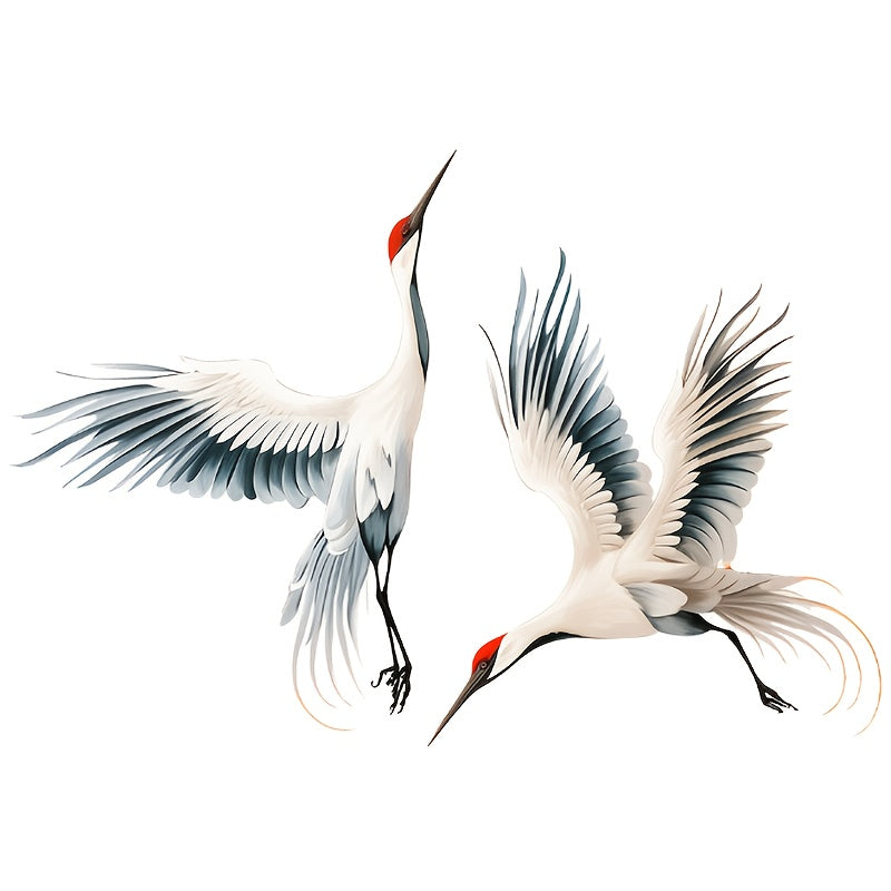 Animal Vinyl Decals Crane Wall Stickers