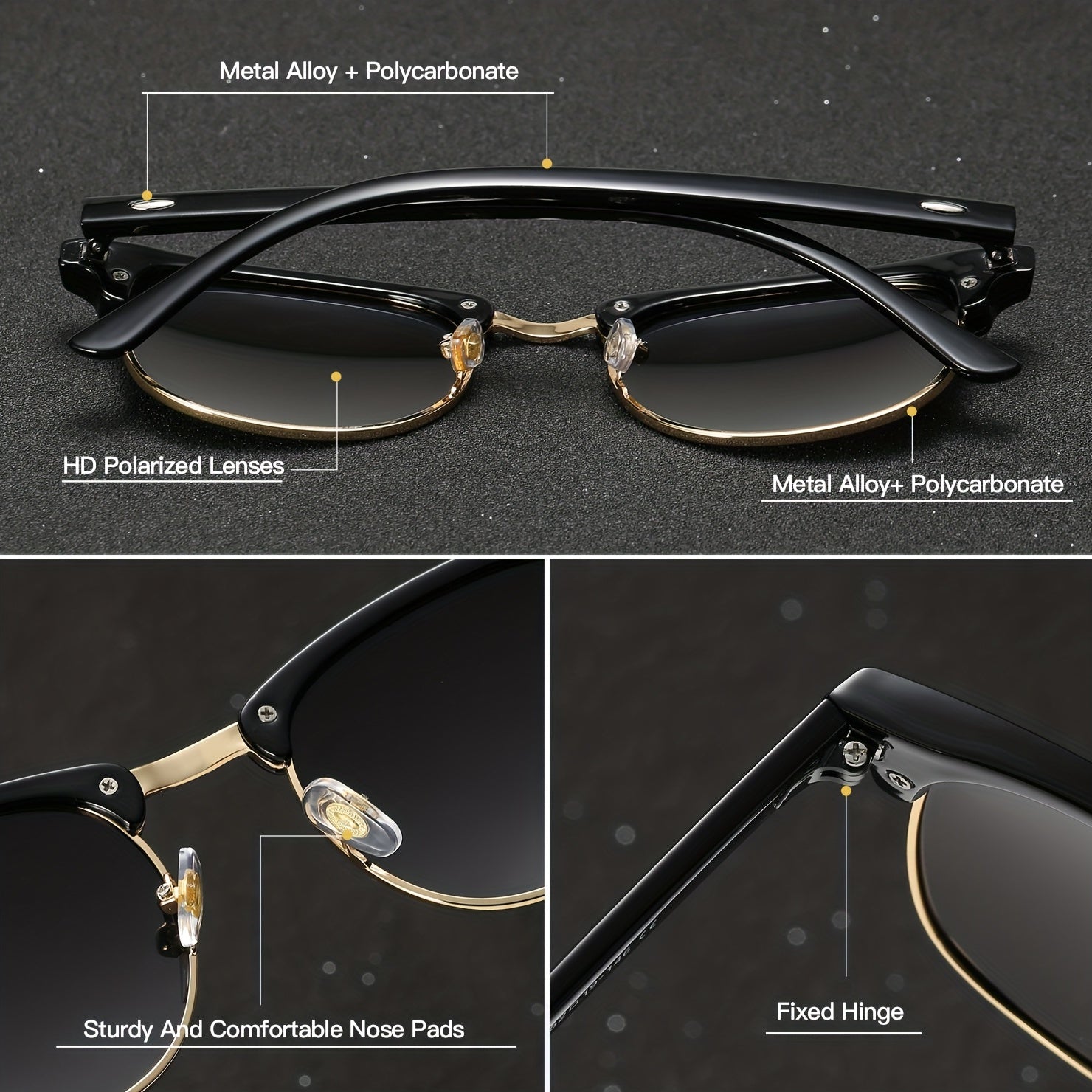 RoyalHot Classic TR09 Polarized Sports Sunglasses For Men And Women