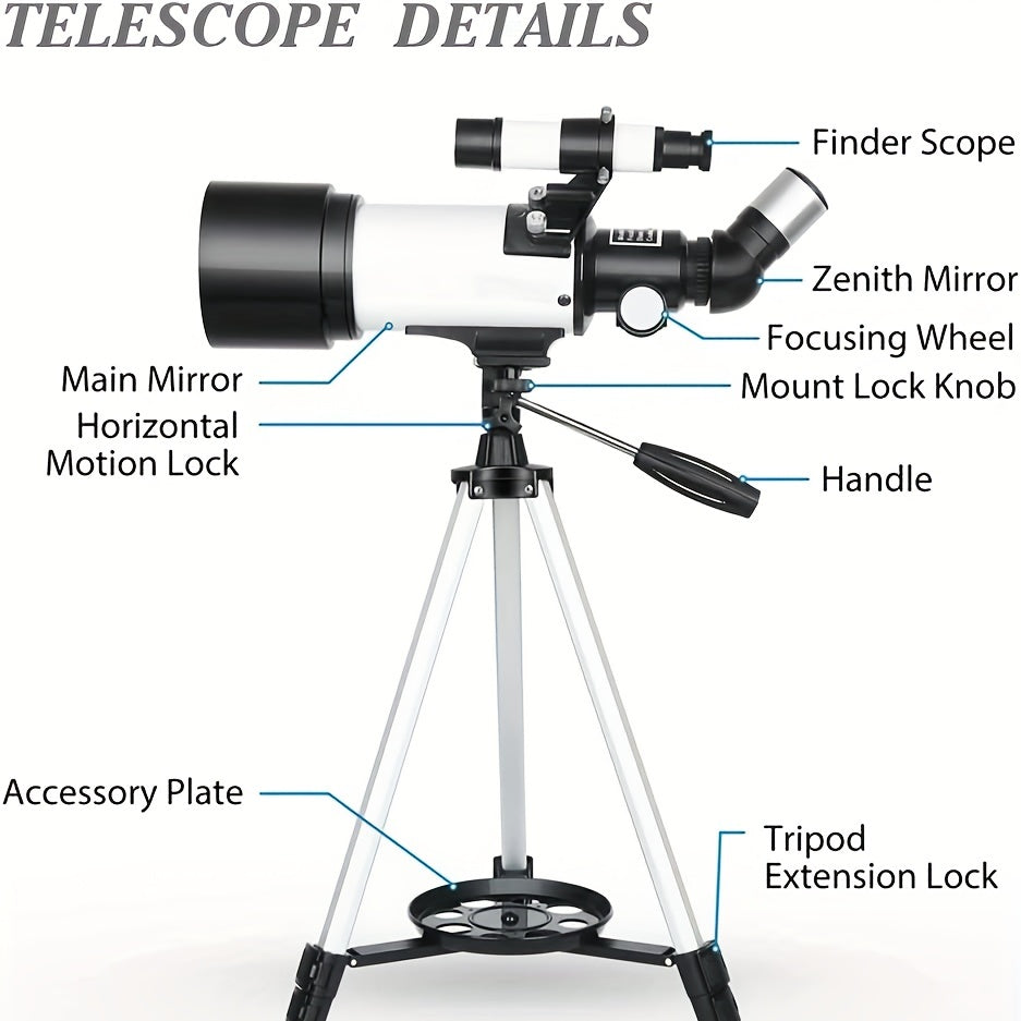 Astronomy Telescope 40070 Refractor 120X Magnification